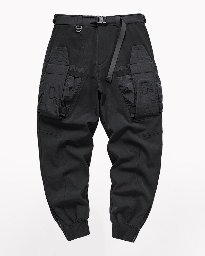 Dynamic Patchwork Tech Pants