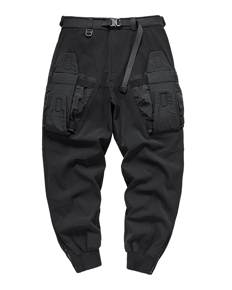 Dynamic Patchwork Tech Pants