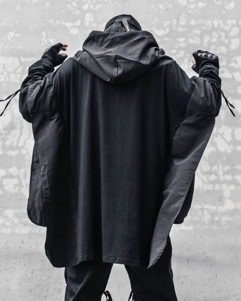 Futuristic Ninja Cape Hoodie