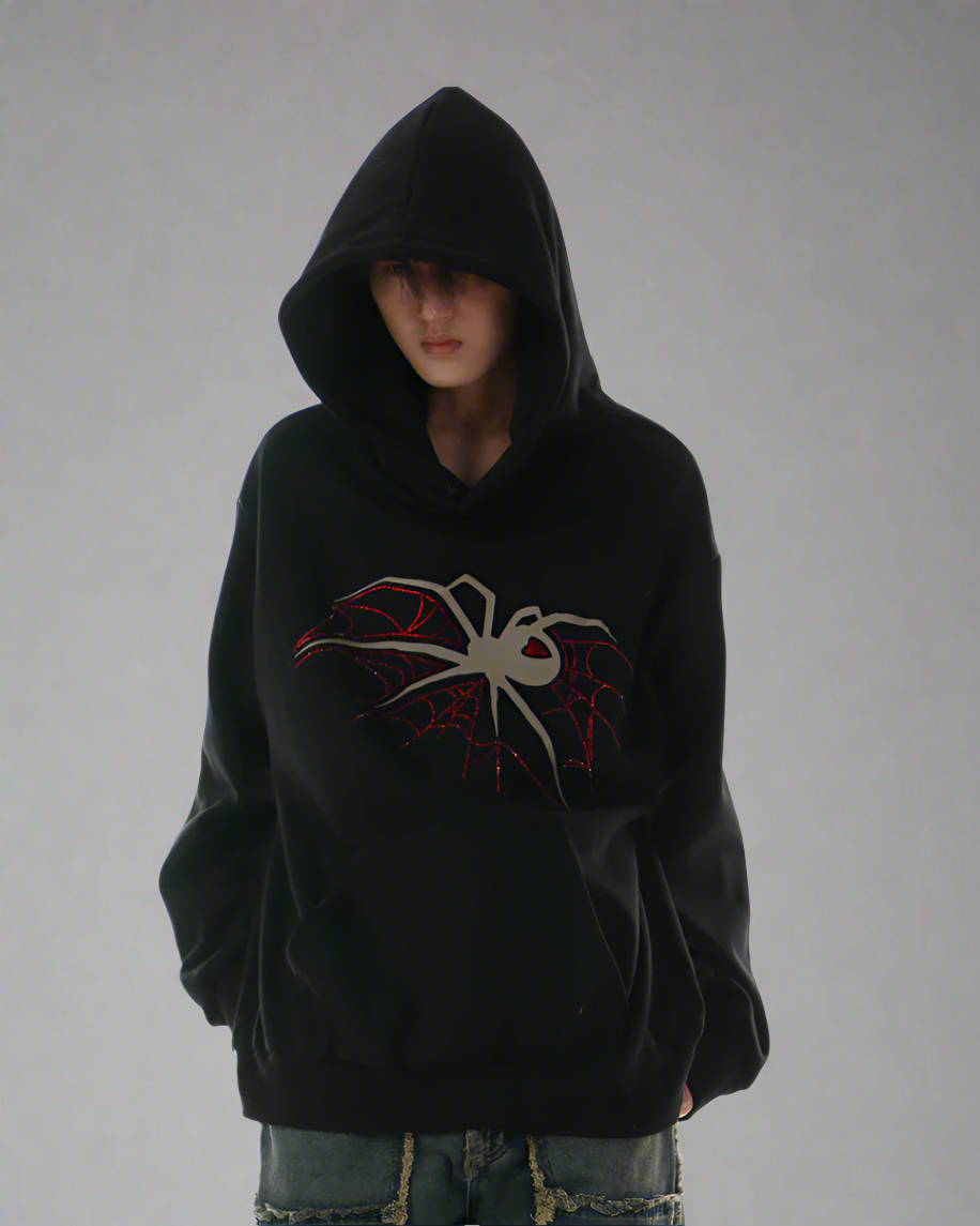 Urban Web Graphic Hoodie