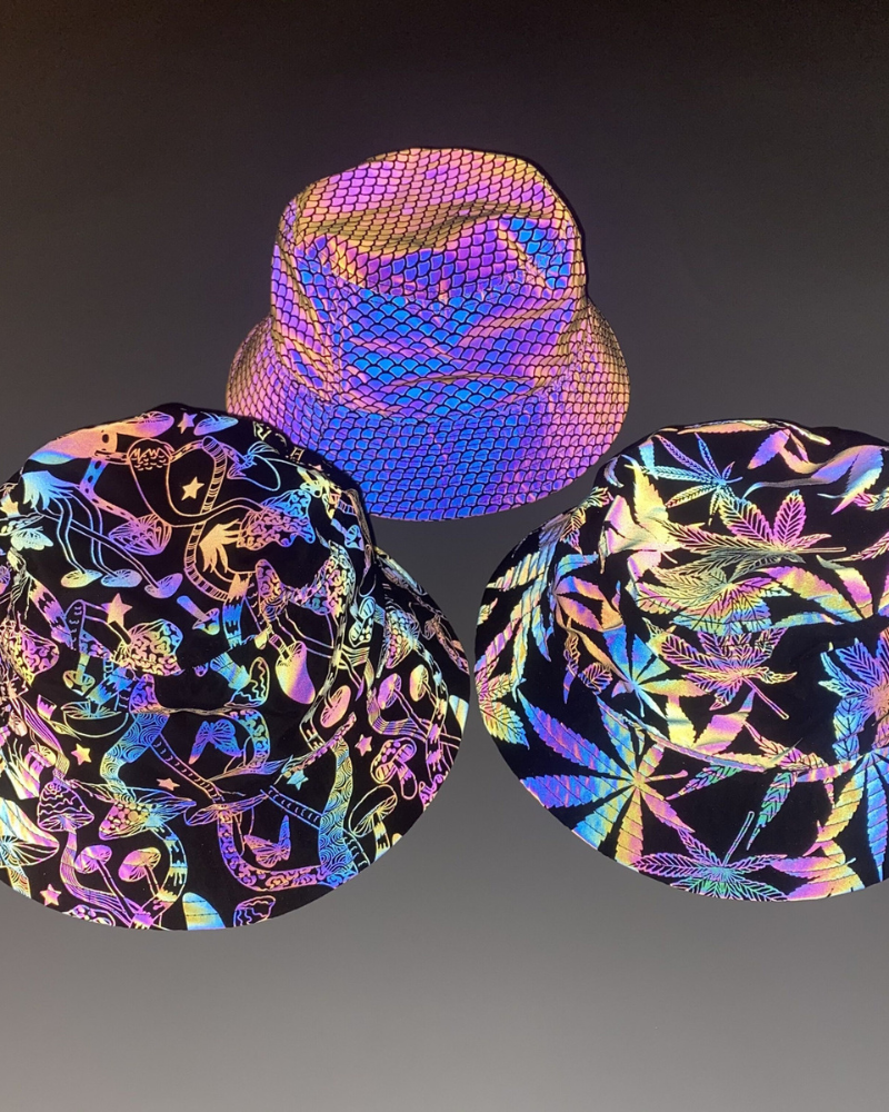 Colorful Reflective Rainbow Bucket