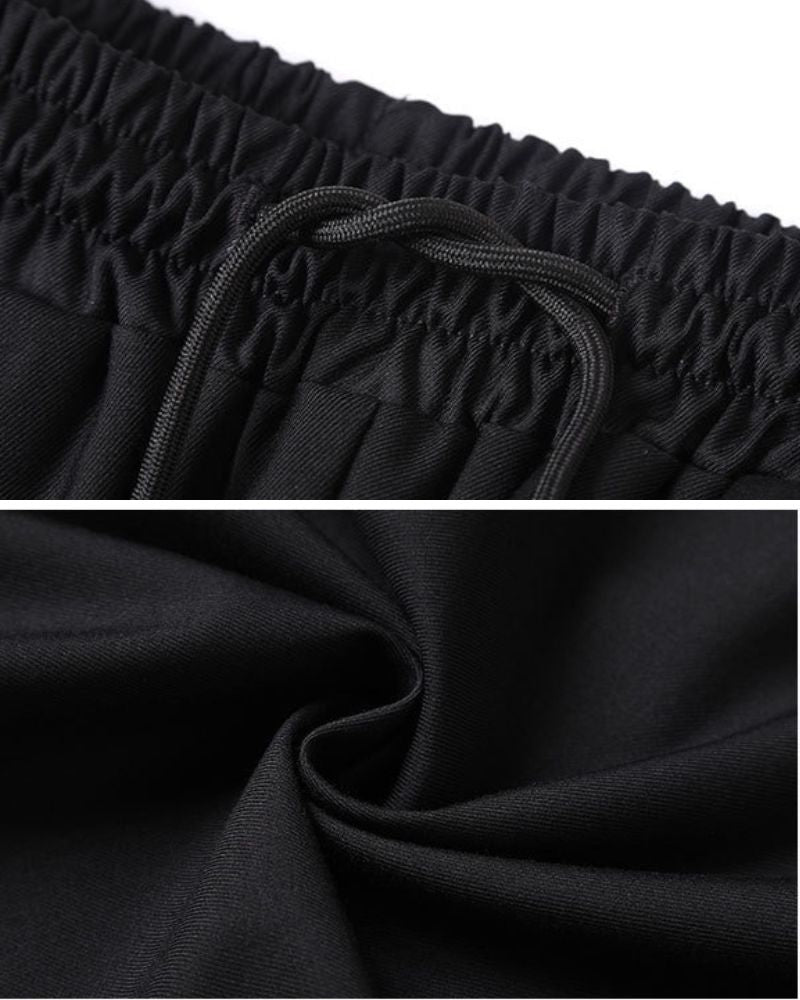 Chic Wide-Leg Tech Trousers
