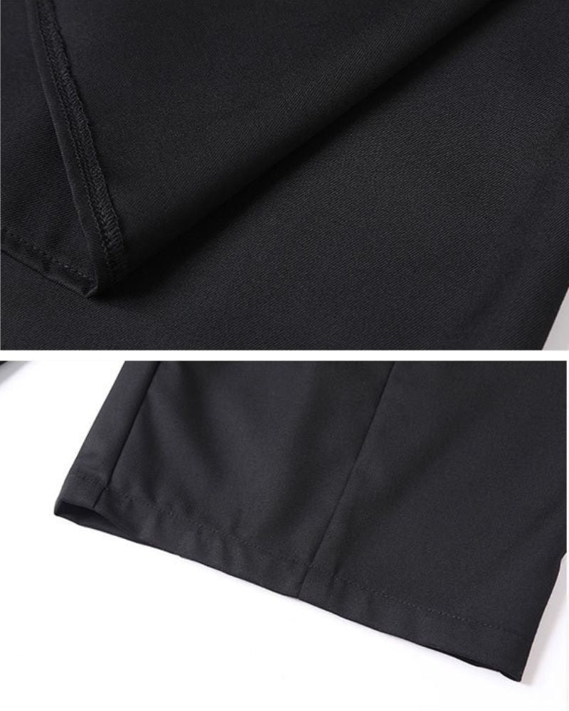 Chic Wide-Leg Tech Trousers