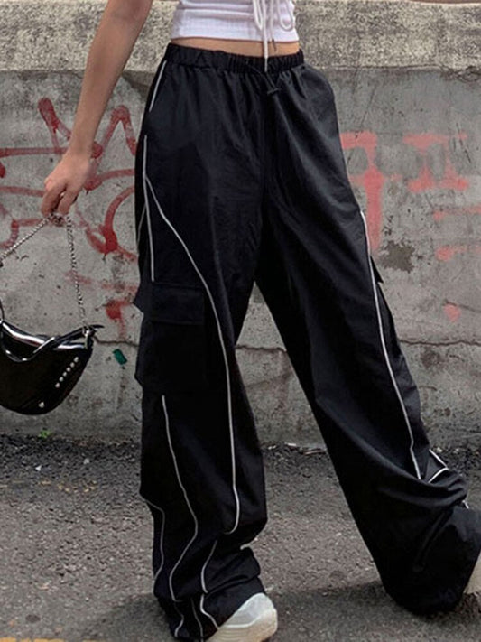 Black Jersey track pant