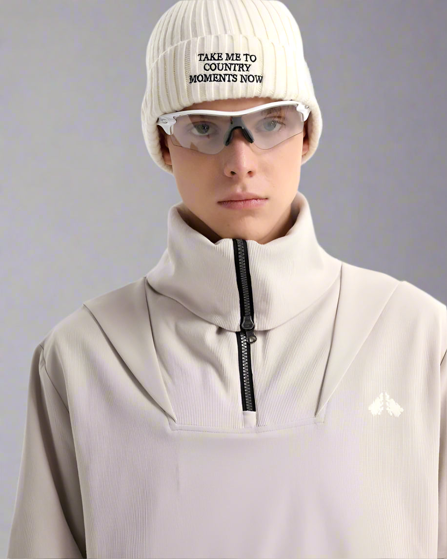 All-Weather High Neck Hoodie