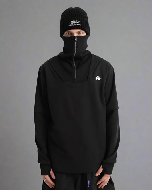 All-Weather High Neck Hoodie