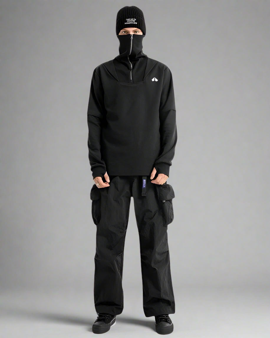 All-Weather High Neck Hoodie