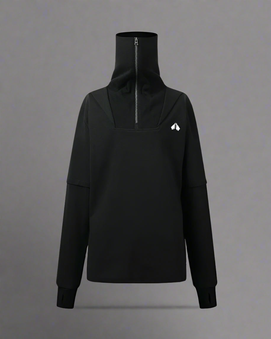 All-Weather High Neck Hoodie