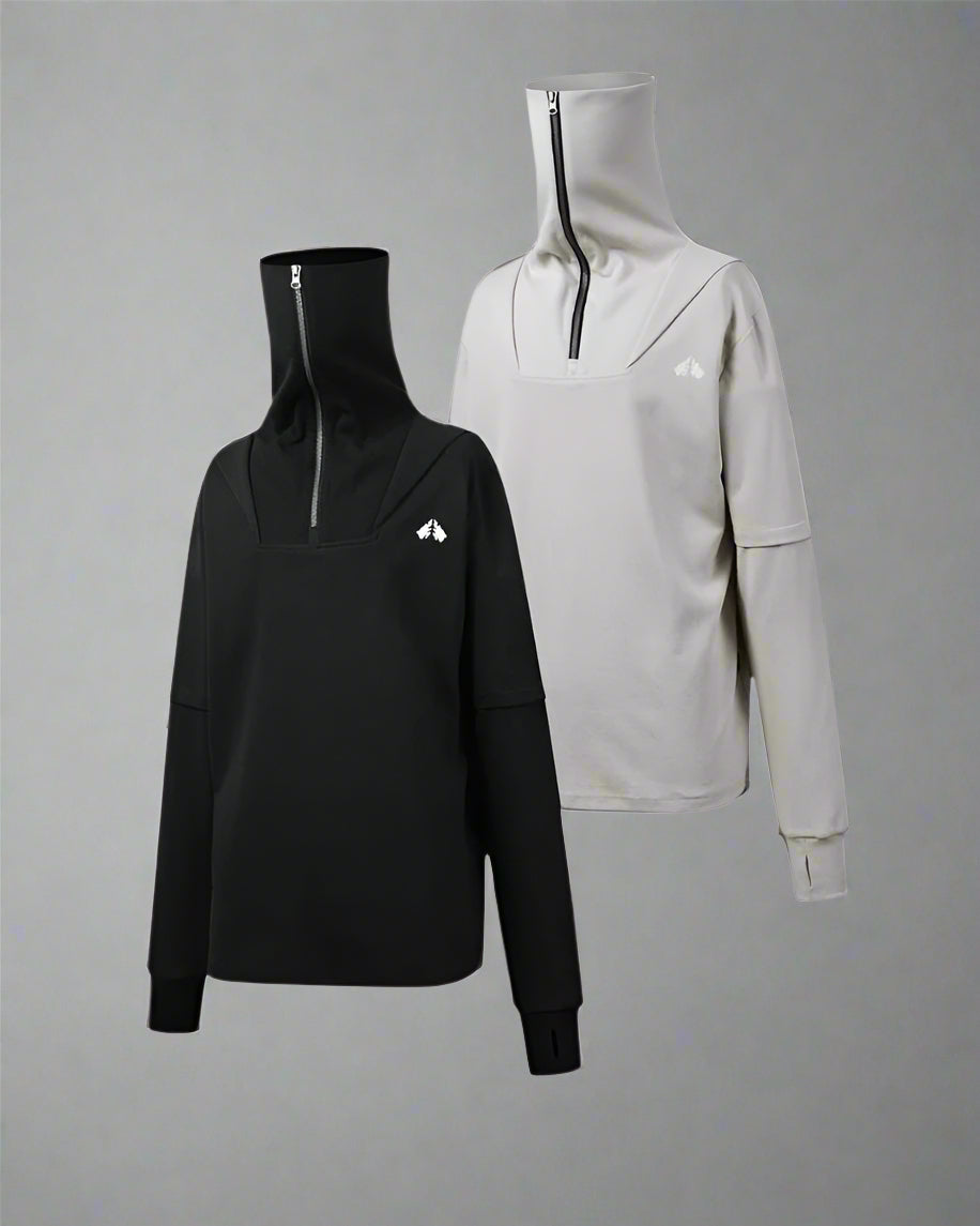 All-Weather High Neck Hoodie