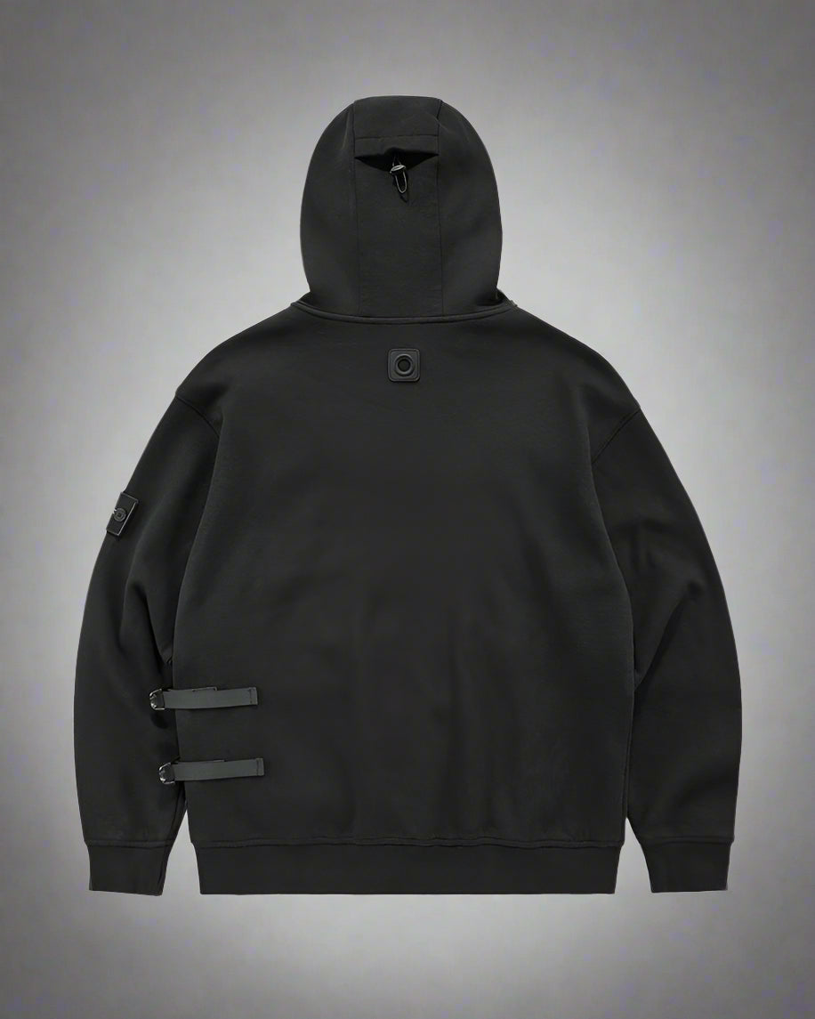 City-Ready Tactical Layered Hoodie