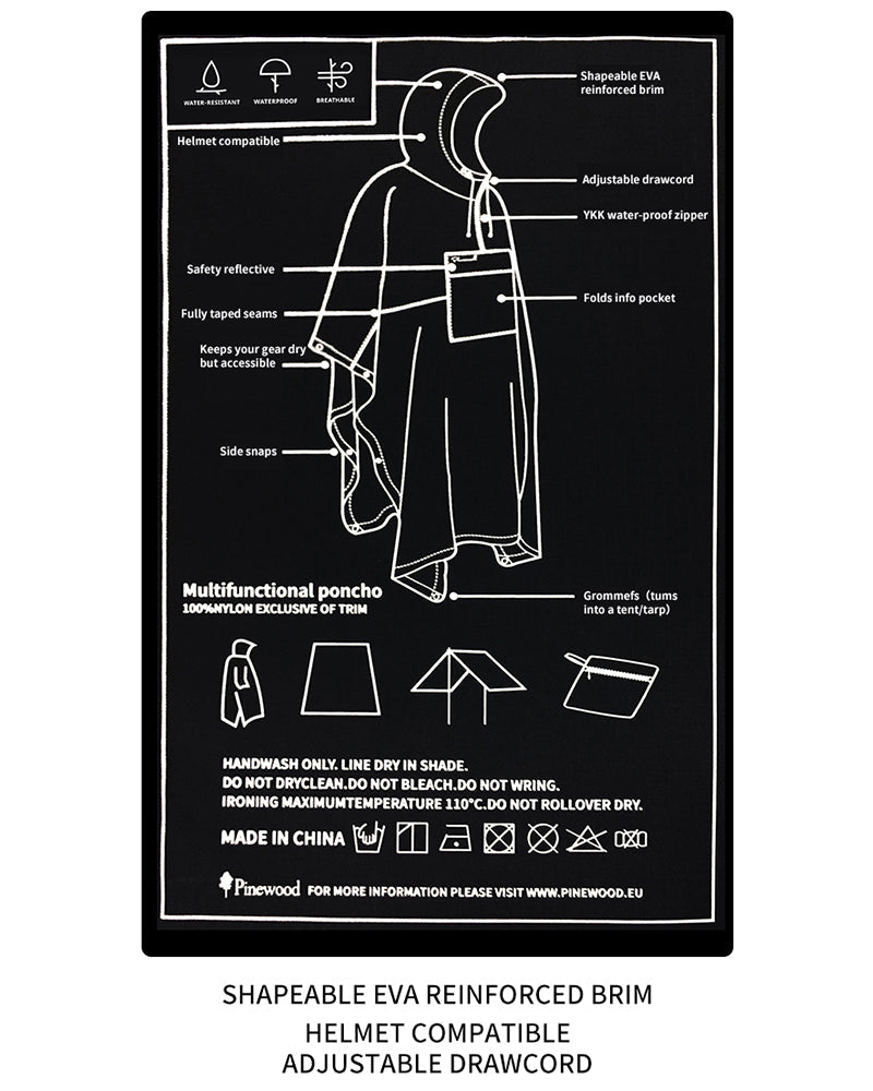 All-Weather 3L Rain Poncho