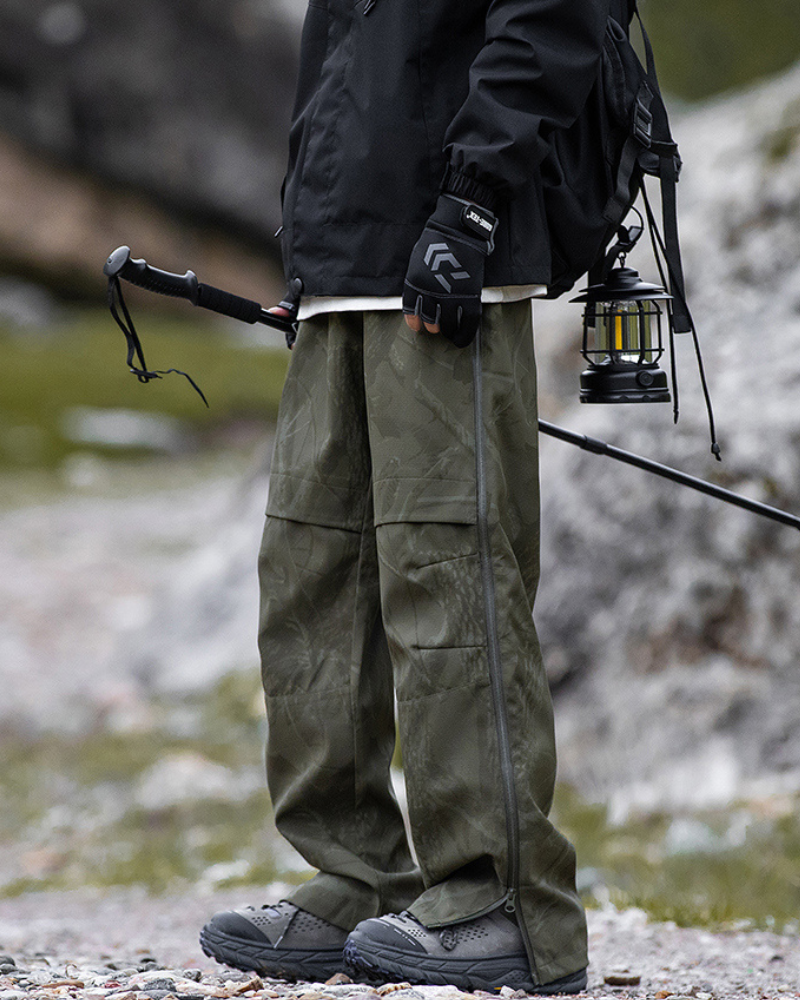 Adaptable Hiking Pants with Zipper