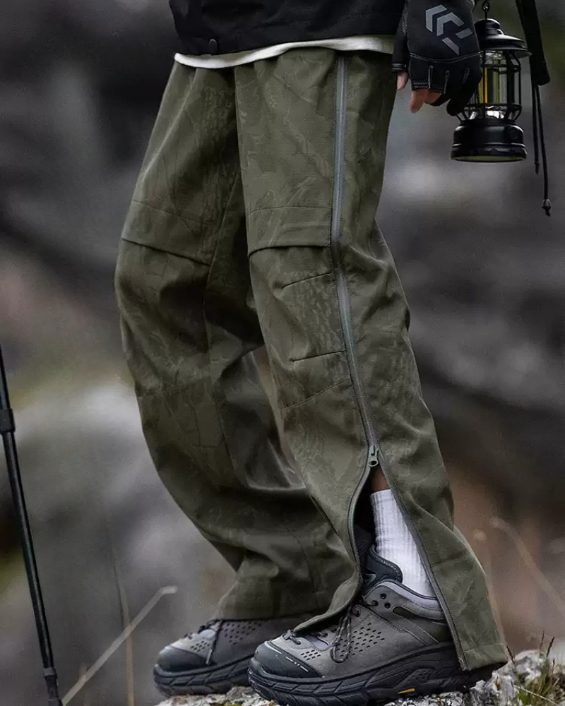 Adaptable Hiking Pants with Zipper