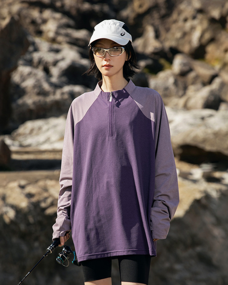 Quick-Dry Long Sleeve Workout Top