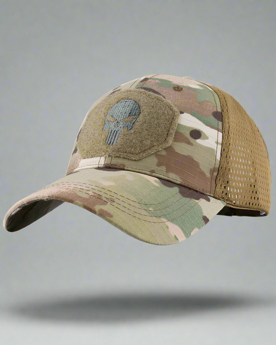 Skull Pattern Tactical Hat
