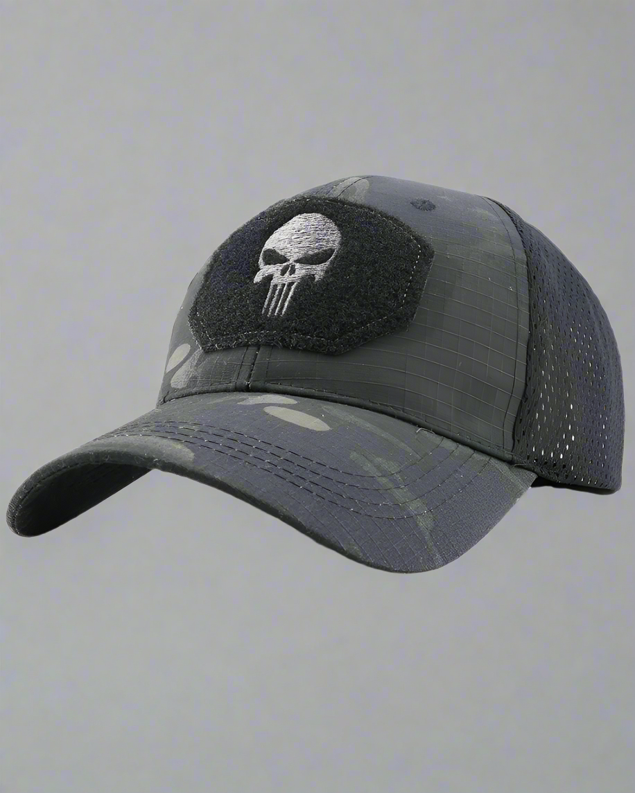 Skull Pattern Tactical Hat