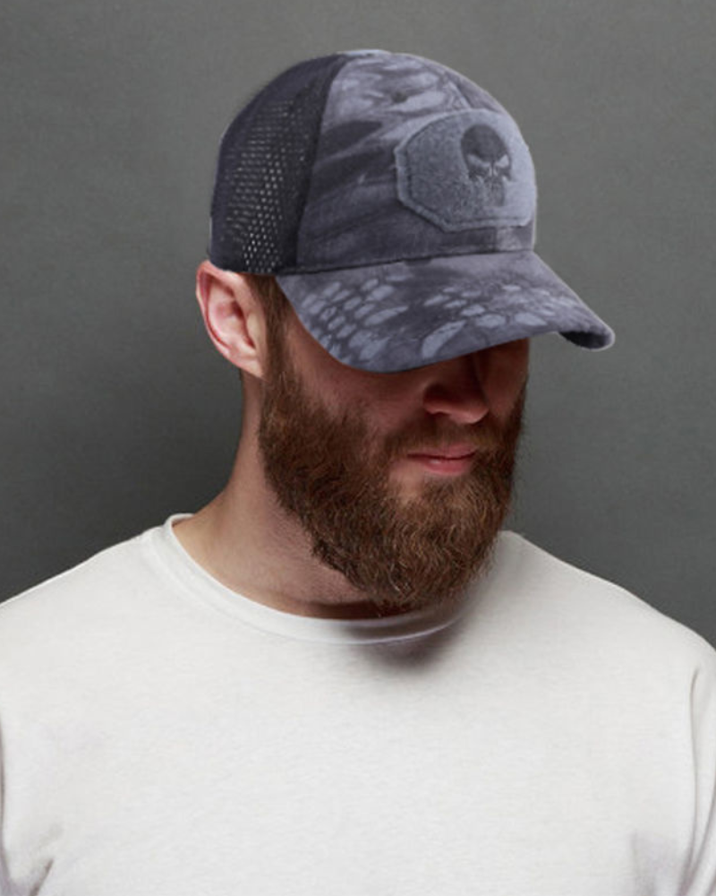 Skull Pattern Tactical Hat