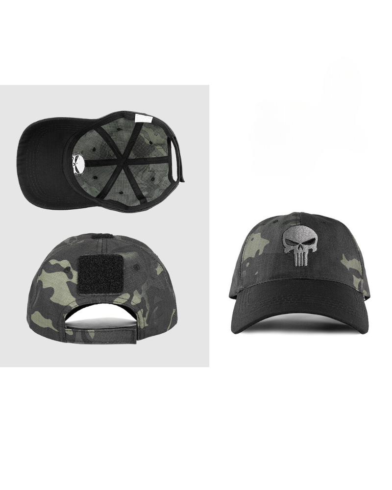 Skull Pattern Tactical Hat