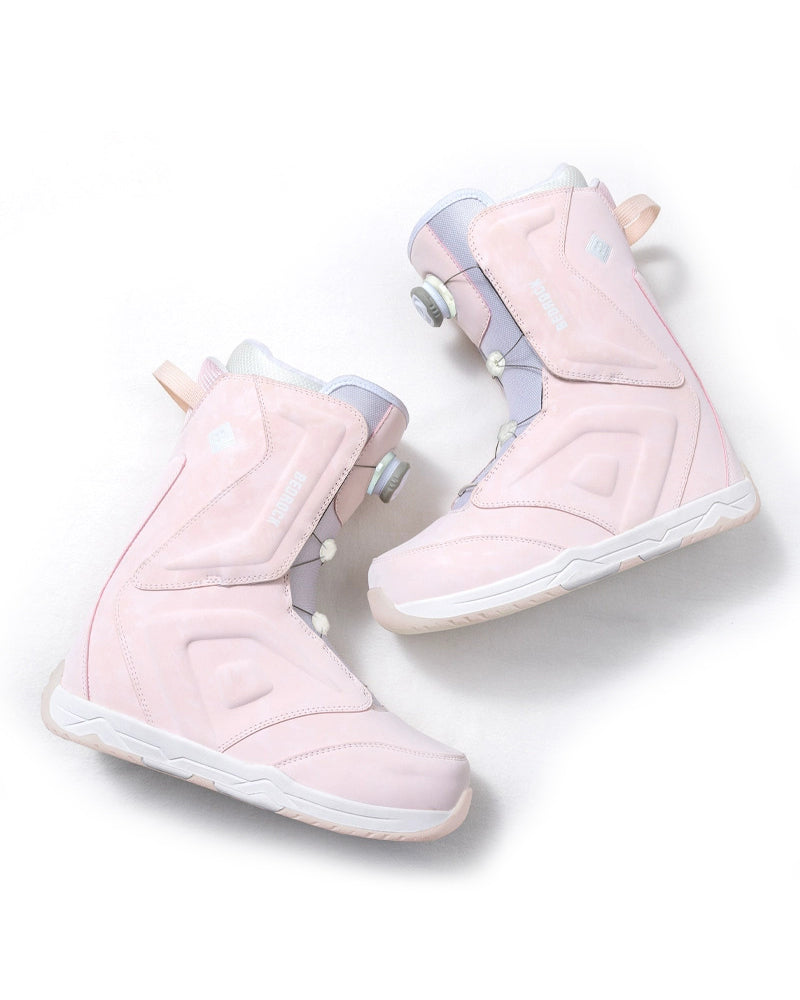 Stylish Dual-Tone Snow Boots
