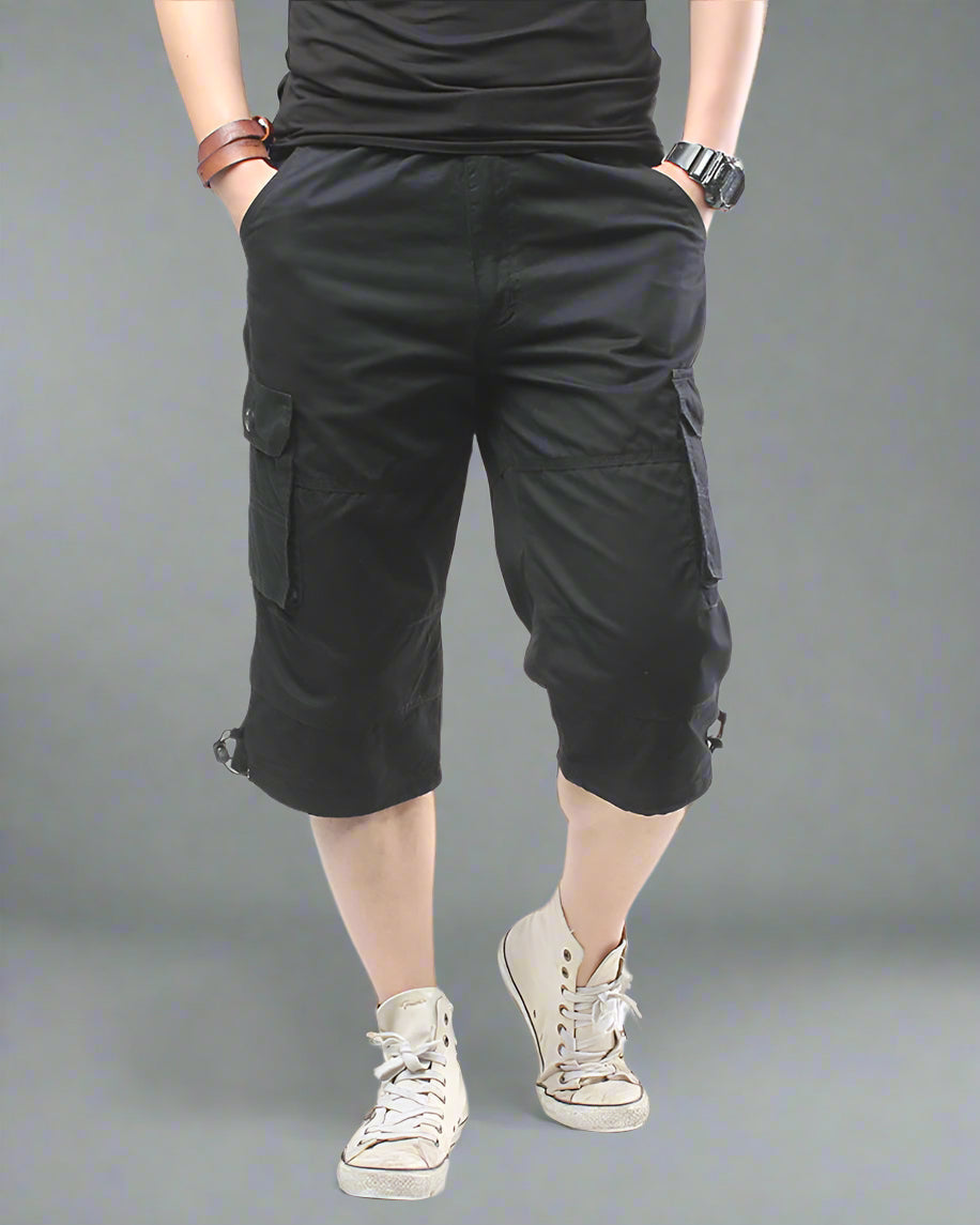 Trendy Oversized Camouflage Cargo Shorts