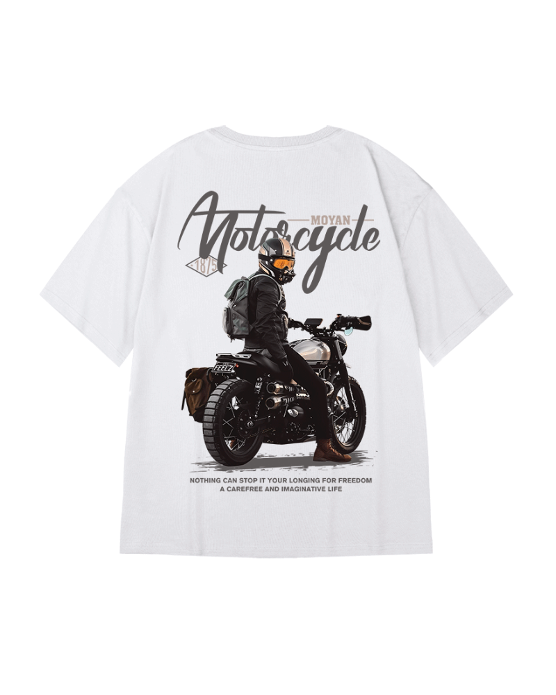 Fearless Oversized Biker Tee
