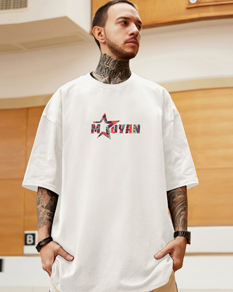 Chic Oversized Paisley Tee