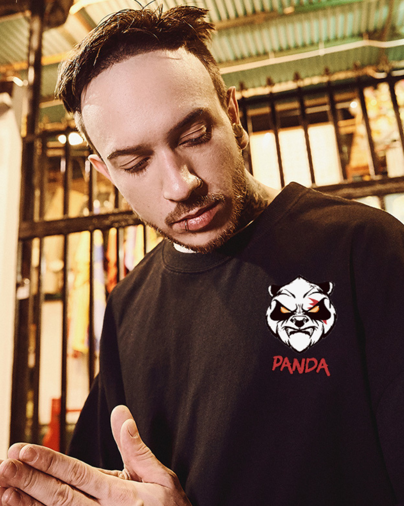 Relaxed Panda Vibes Tee