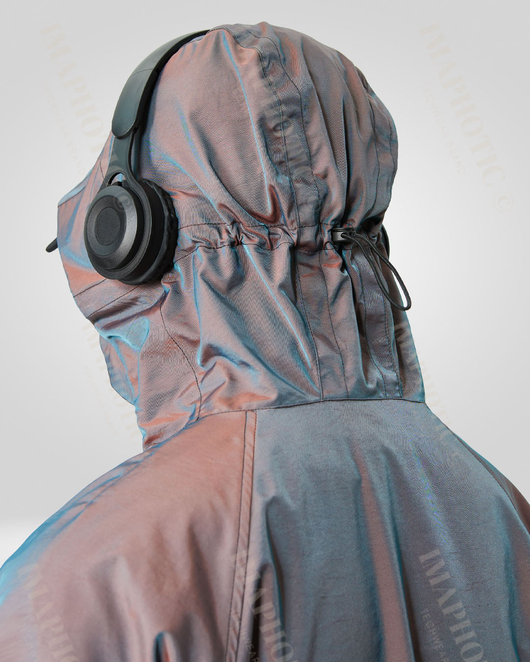 Transforming Hooded Windbreaker Jacket