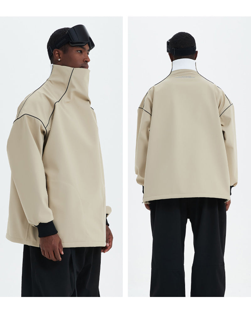 Cozy High-Neck Ski Hoodie