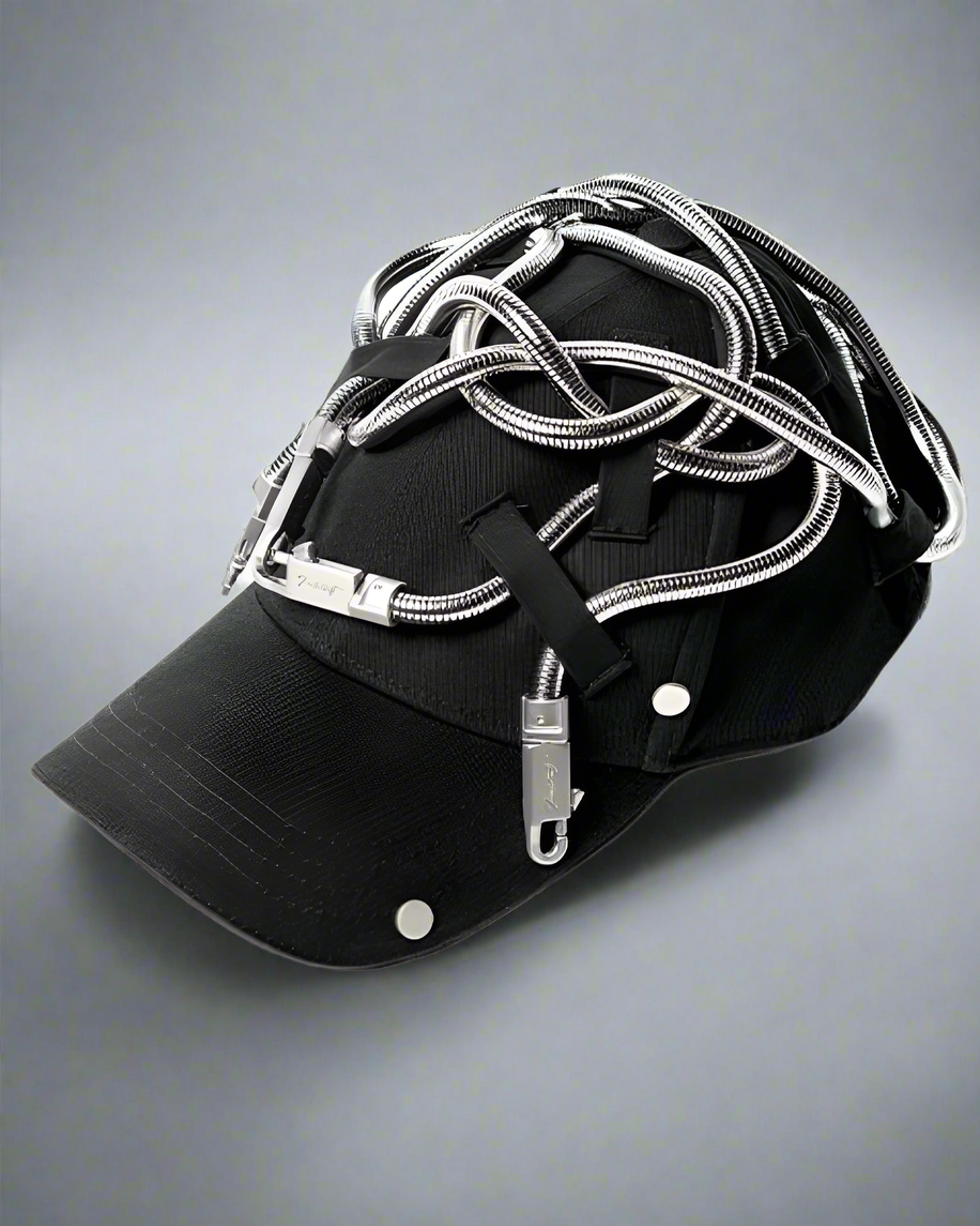 Edgy Snake Chain Cap