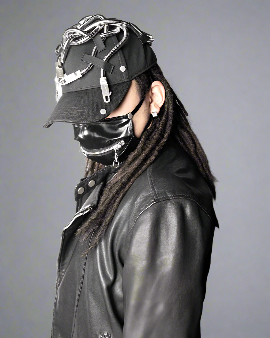 Edgy Snake Chain Cap