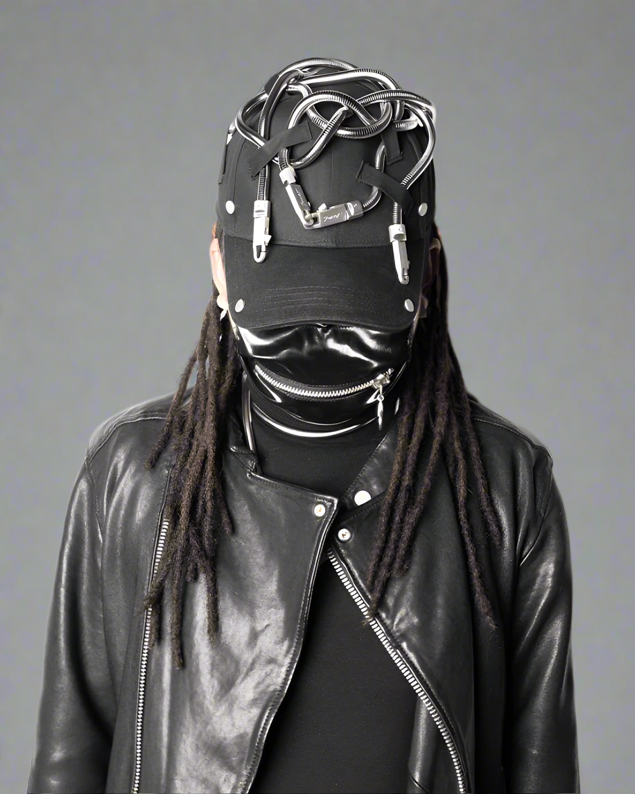 Edgy Snake Chain Cap