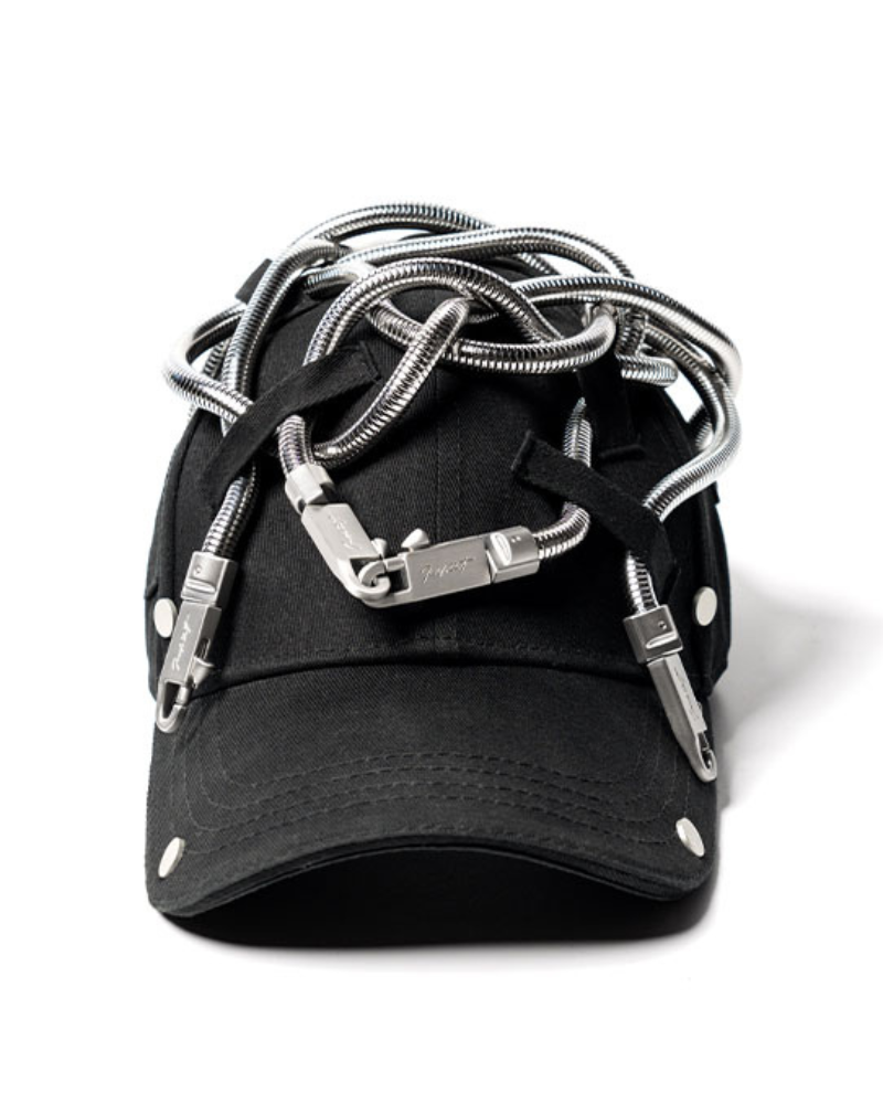 Edgy Snake Chain Cap