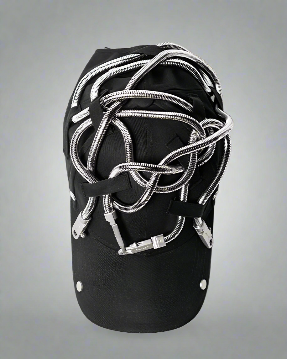 Edgy Snake Chain Cap
