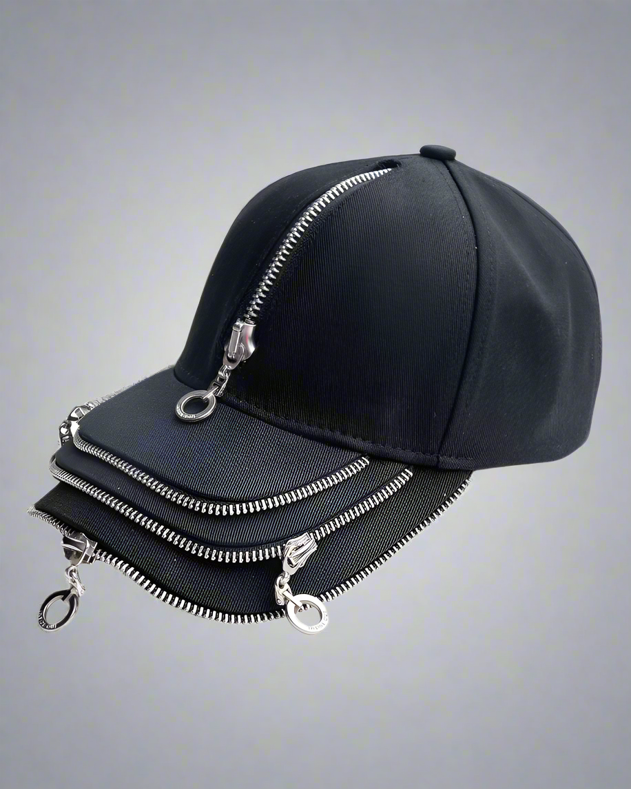 Edgy Zippered Cap for Rebels
