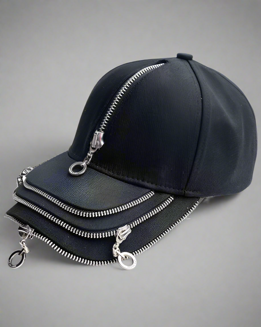 Edgy Zippered Cap for Rebels