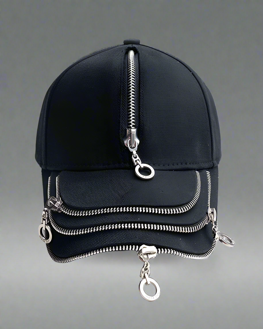 Edgy Zippered Cap for Rebels