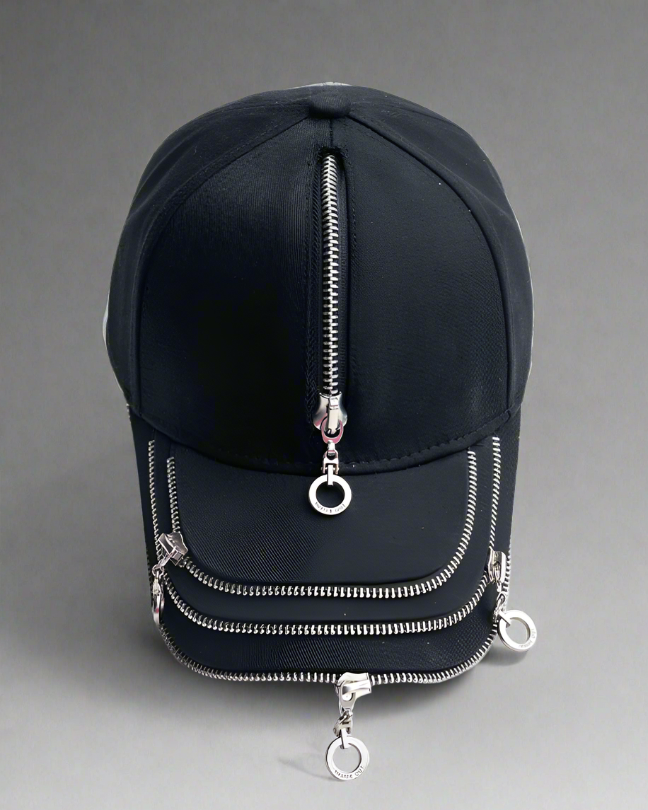 Edgy Zippered Cap for Rebels