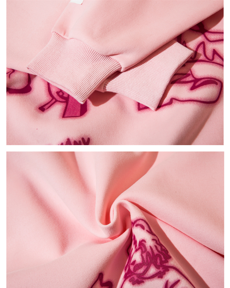 Colorful Cartoon Style Hoodie