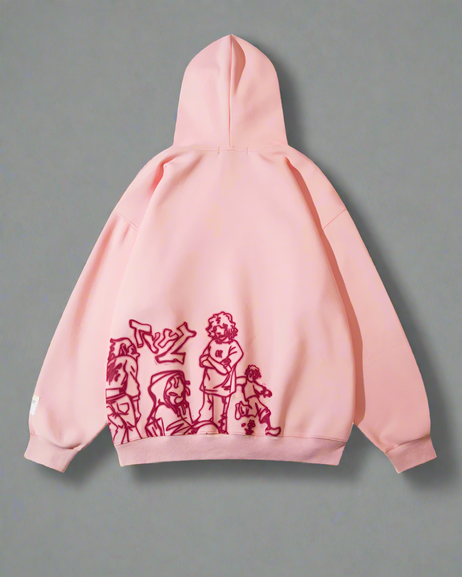 Colorful Cartoon Style Hoodie