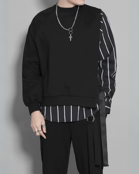 Vibrant Ribbon-Detail Sweatshirt