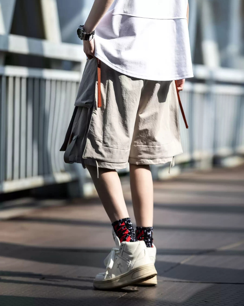 Multi-Functional Cargo Pocket Shorts