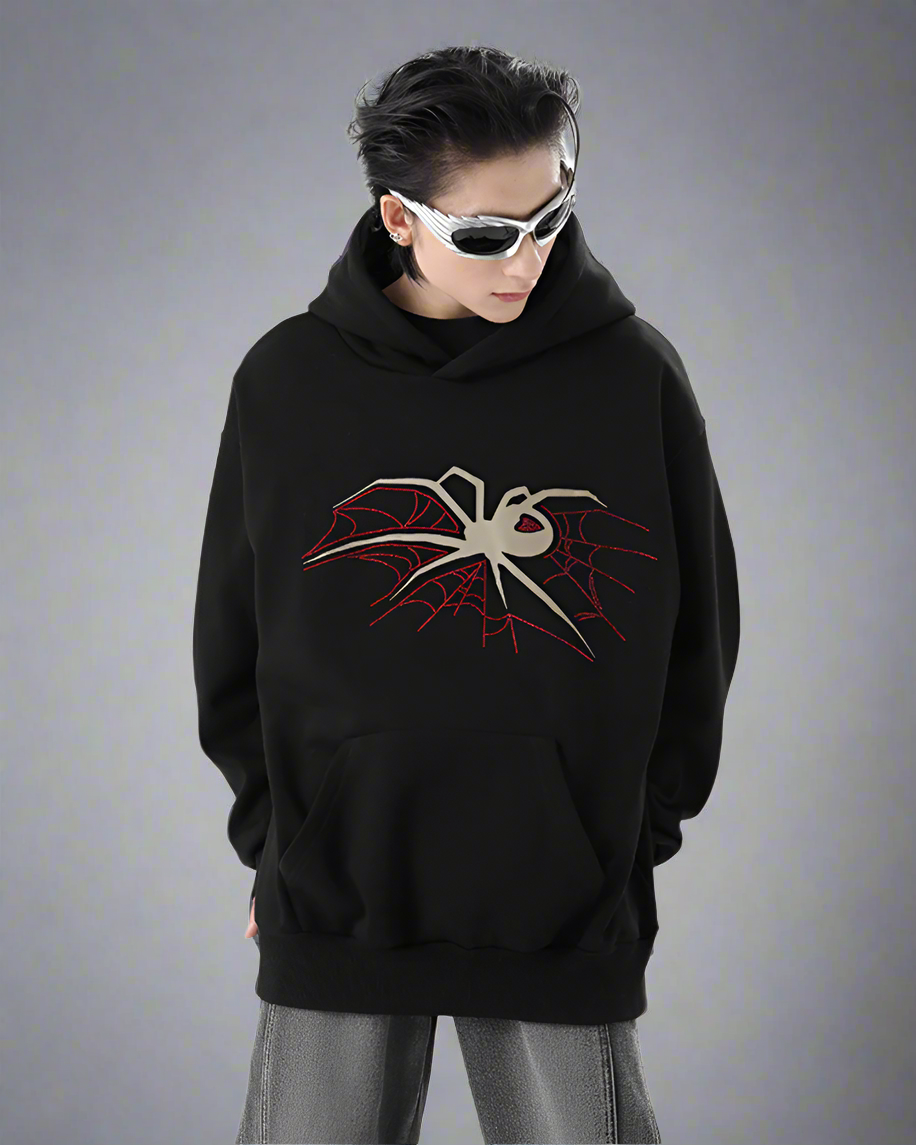 Urban Web Graphic Hoodie