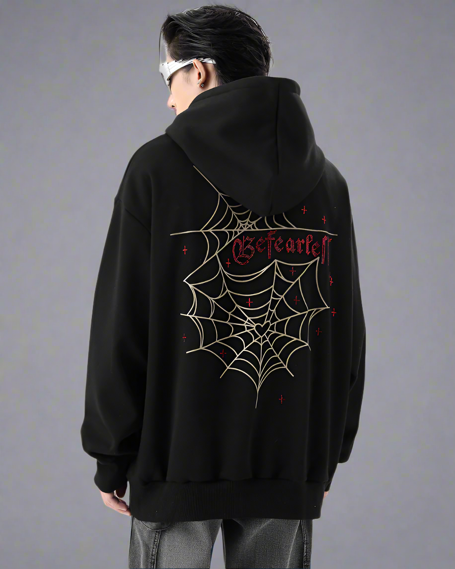 Urban Web Graphic Hoodie