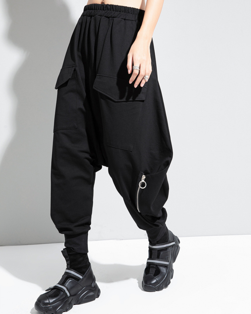 Stylish Wide-Leg Hakama Pants