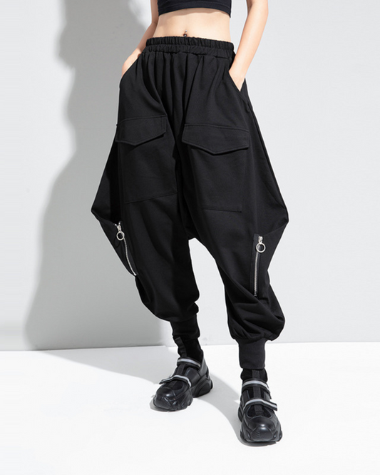 Stylish Wide-Leg Hakama Pants