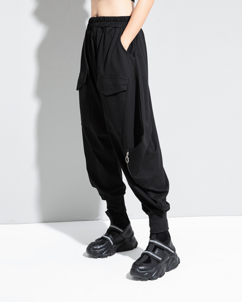 Stylish Wide-Leg Hakama Pants