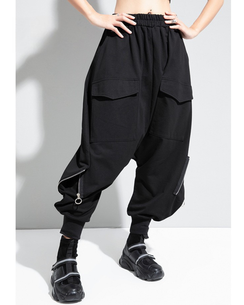Stylish Wide-Leg Hakama Pants
