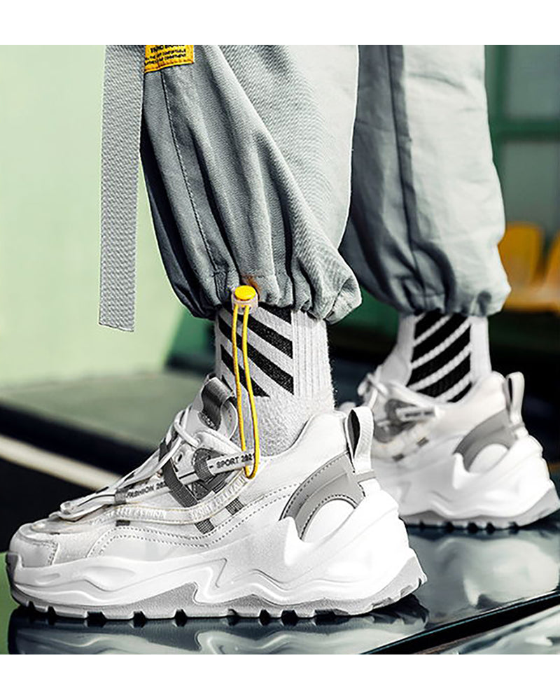 Chic Mesh Platform Sneakers