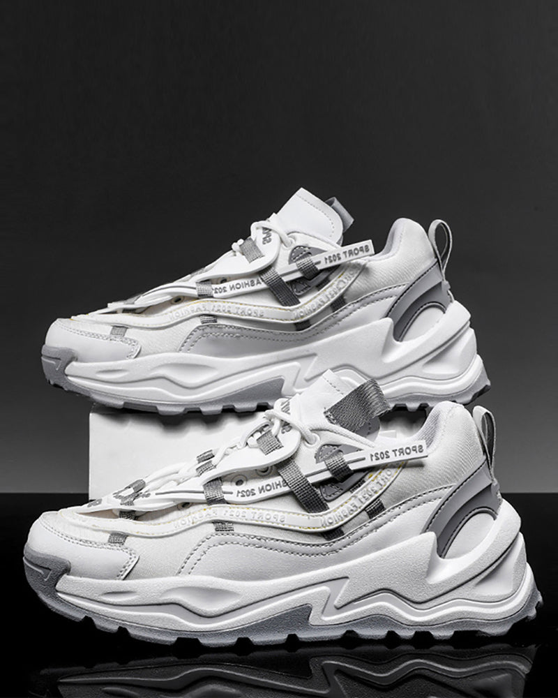 Chic Mesh Platform Sneakers